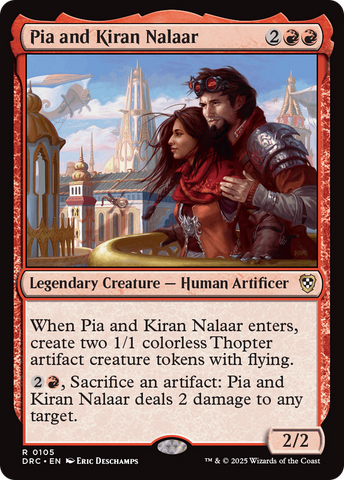 Pia and Kiran Nalaar (DRC-105)  - Commander: Aetherdrift