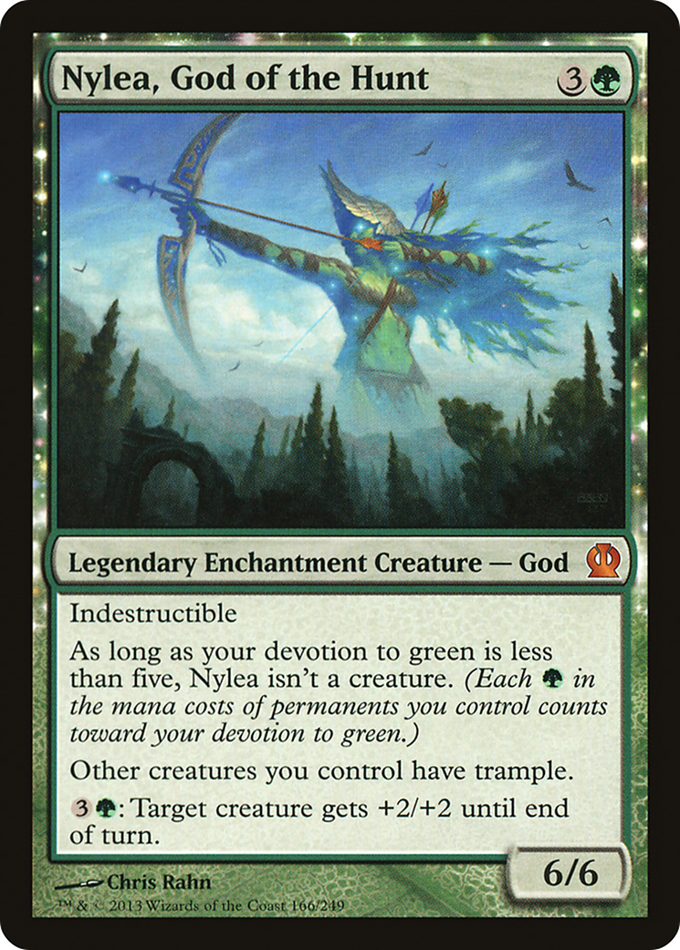 Nylea, God of the Hunt (THS-166)  Foil - Theros: (enchantment)