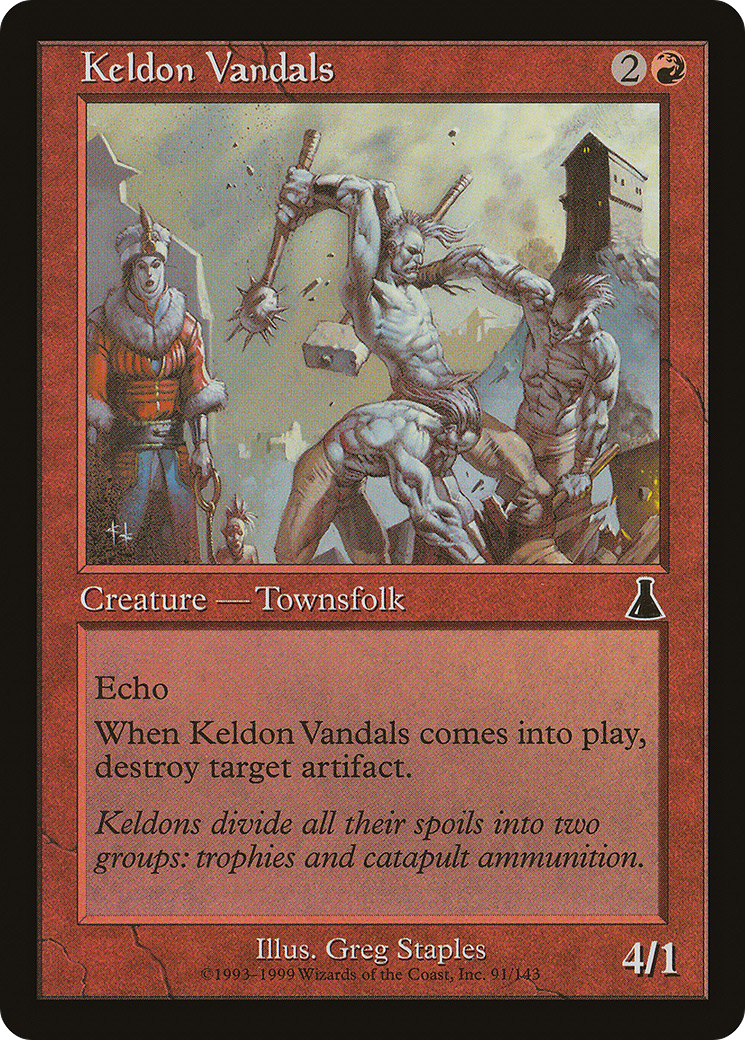Keldon Vandals (UDS-091)  Foil - Urza's Destiny