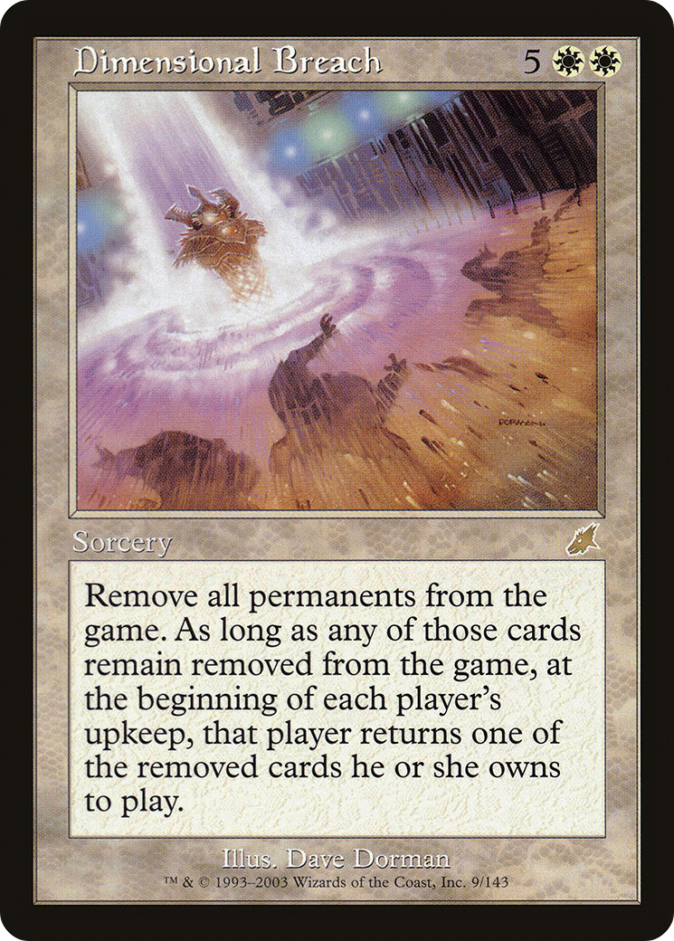 Dimensional Breach (SCG-009)  Foil - Scourge