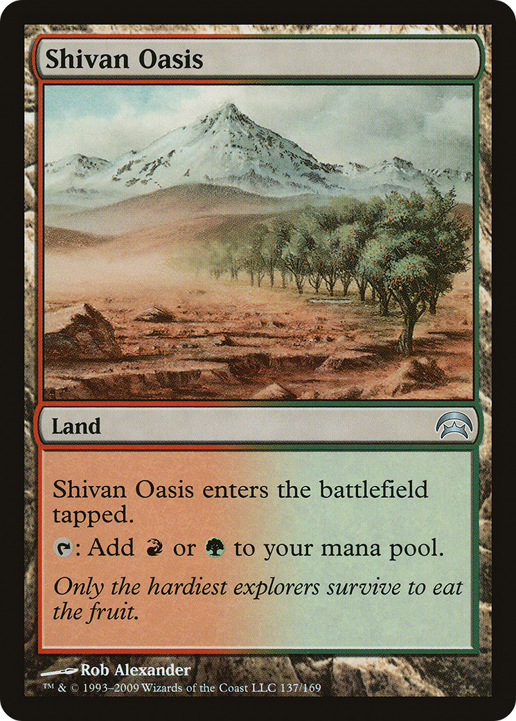 Shivan Oasis (HOP-137)  - Planechase