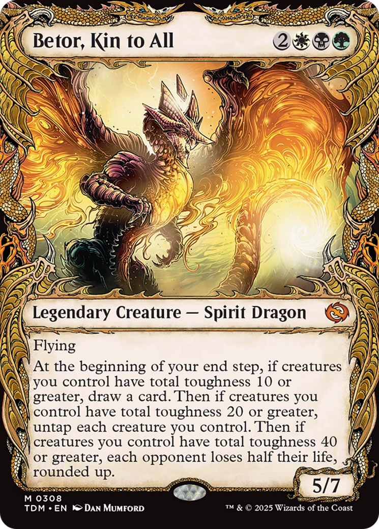 Betor, Kin to All (Showcase) (TDM-308)  - Tarkir: Dragonstorm: (Showcase)