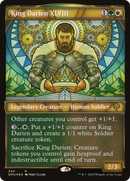 King Darien XLVIII (Textured Foil) (DMU-344)  Foil - Dominaria United: (Showcase)