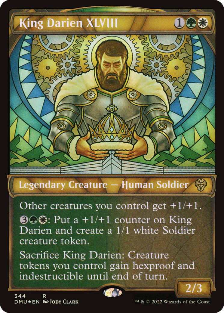 King Darien XLVIII (Textured Foil) (DMU-344)  Foil - Dominaria United: (Showcase)
