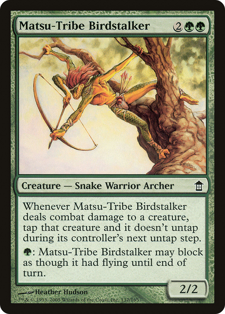 Matsu-Tribe Birdstalker (SOK-137) - Saviors of Kamigawa Foil