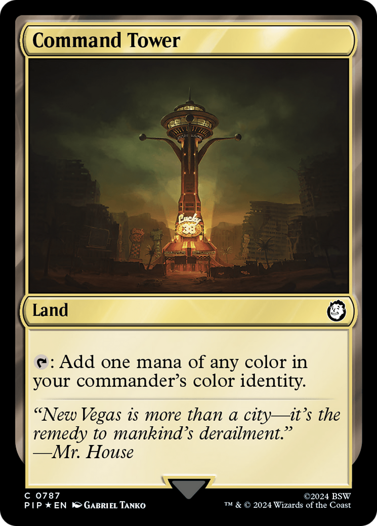 Command Tower (Surge Foil) (PIP-787)  Foil - Fallout