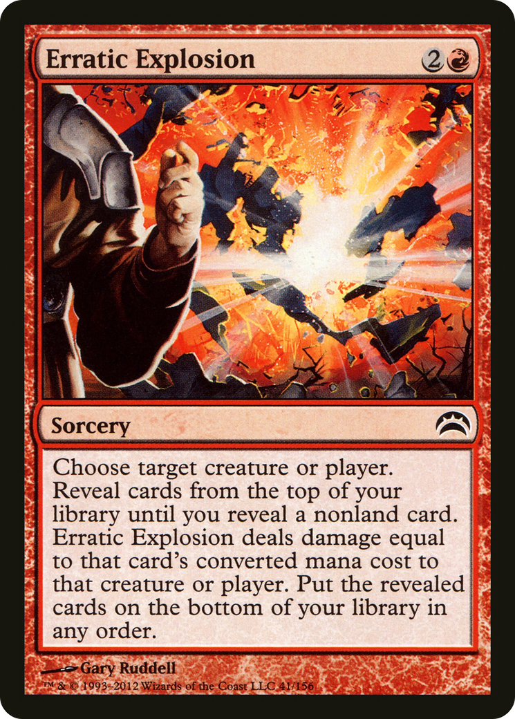 Erratic Explosion (PC2-041)  Foil - Planechase 2012