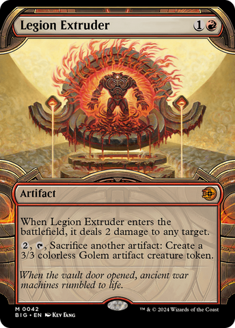 Legion Extruder (Showcase) (BIG-042)  Foil - The Big Score: (Showcase)