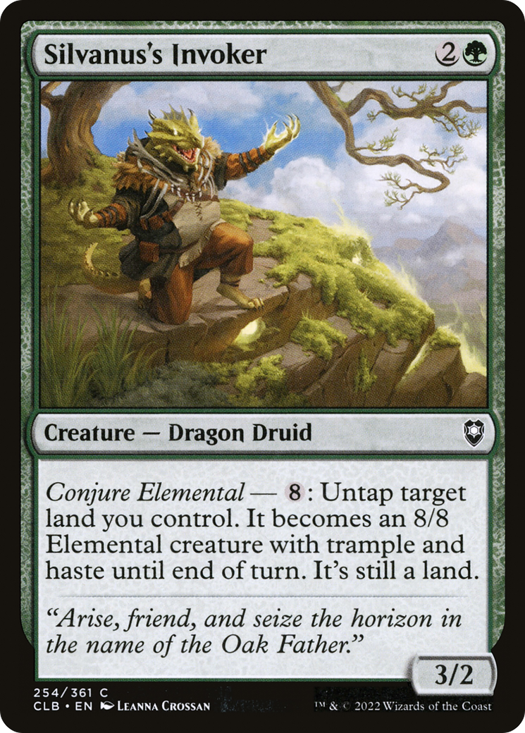 Silvanus's Invoker (CLB-254)  Foil - Commander Legends: Battle for Baldur's Gate