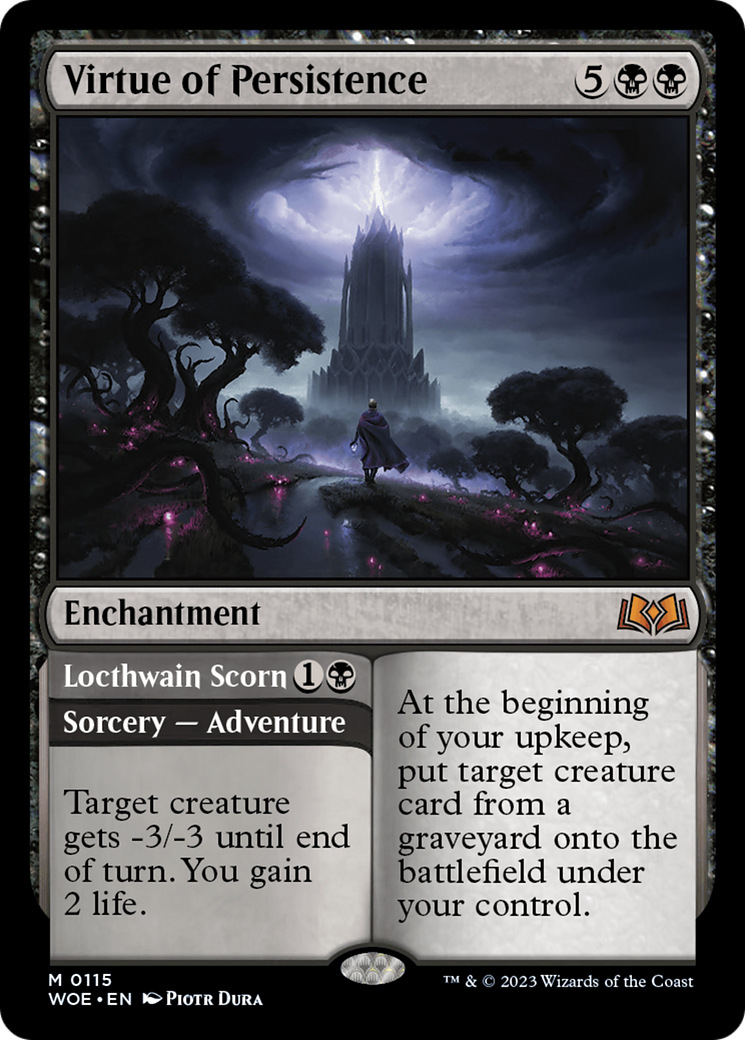 Virtue of Persistence (WOE-115)  - Wilds of Eldraine
