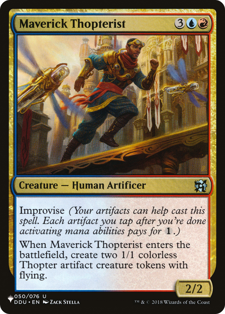 Maverick Thopterist (DDU) (LIST-DDU-50)  - The List