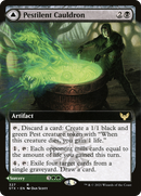 Pestilent Cauldron (Extended Art) (STX-327)  - Strixhaven: School of Mages: (Extended Art)