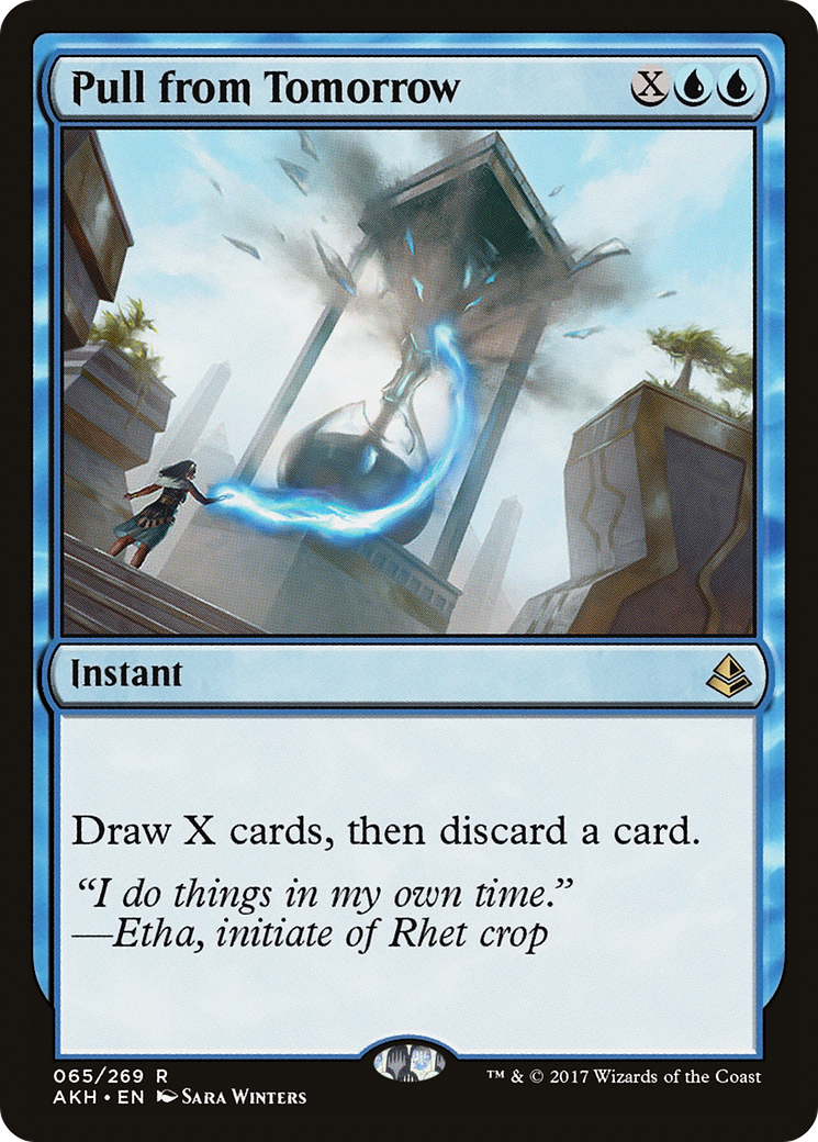 Pull from Tomorrow (AKH-065)  Foil - Amonkhet