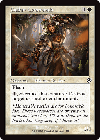 Cathar Commando (Retro Frame) (INR-336)  - Innistrad Remastered