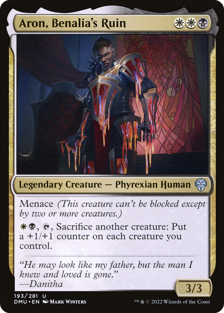 Aron, Benalia's Ruin (DMU-193)  - Dominaria United