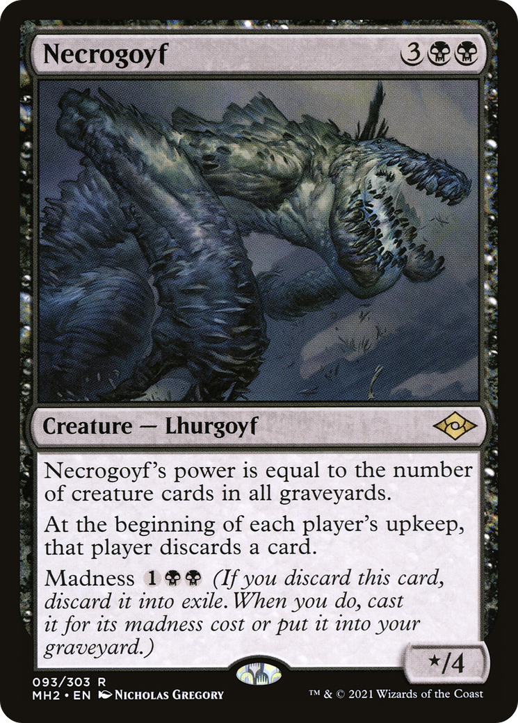 Necrogoyf (MH2-093)  Foil - Modern Horizons 2