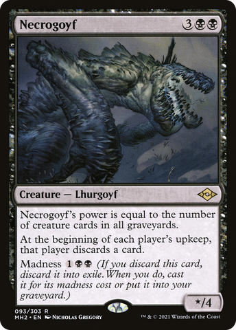 Necrogoyf (MH2-093)  Foil - Modern Horizons 2