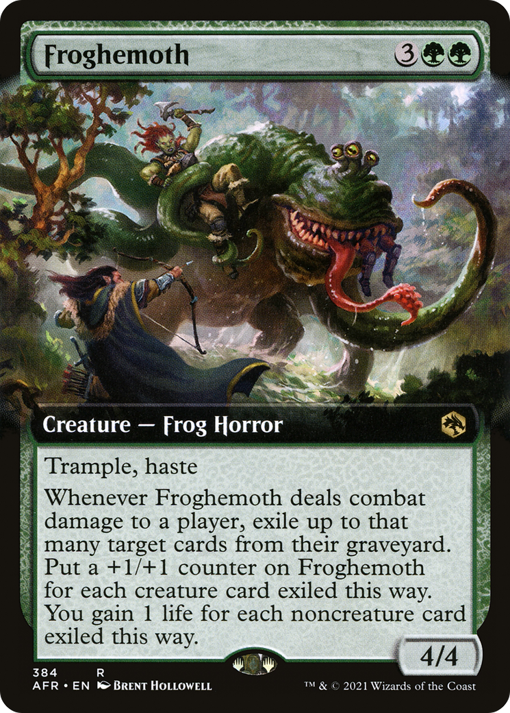 Froghemoth (Extended Art) (AFR-384)  - Adventures in the Forgotten Realms: (Extended Art)