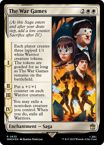 The War Games (Surge Foil) (WHO-635)  Foil - Doctor Who