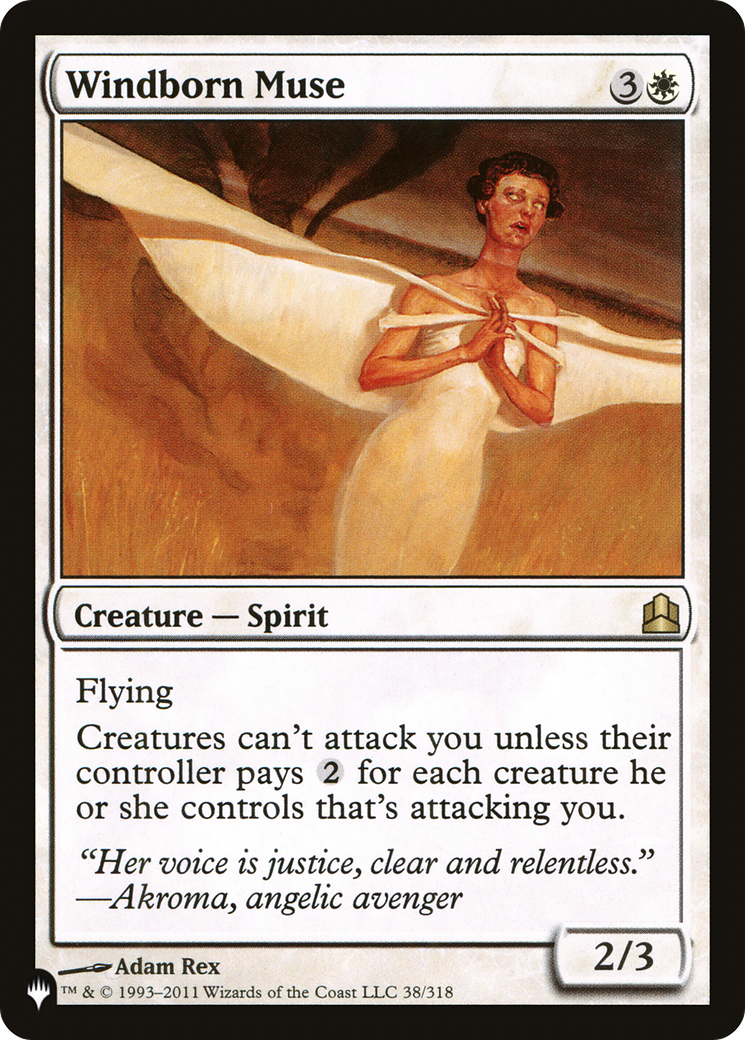 Windborn Muse (LIST-CMD-38)  - The List