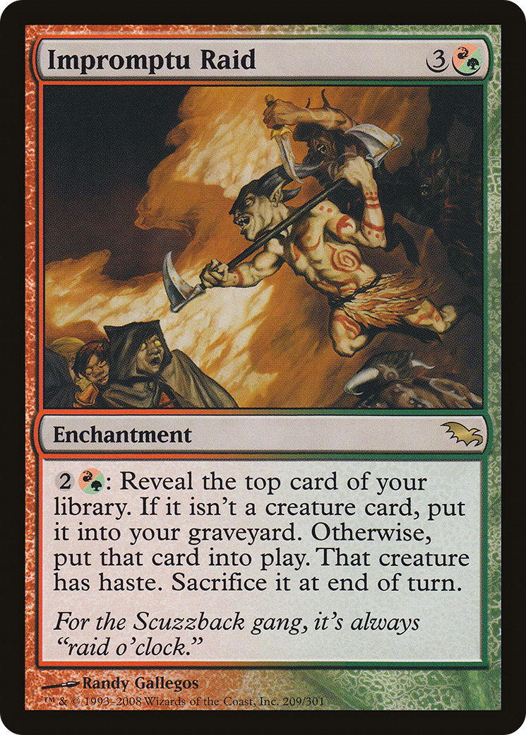 Impromptu Raid (SHM-209)  - Shadowmoor