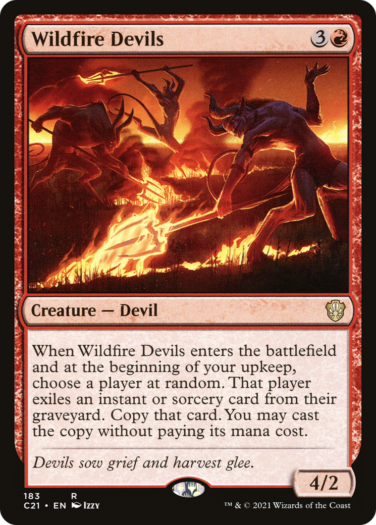 Wildfire Devils (C21-183)  - Commander 2021