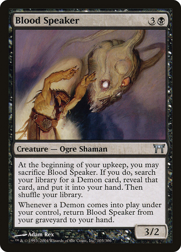 Blood Speaker (CHK-103)  - Champions of Kamigawa