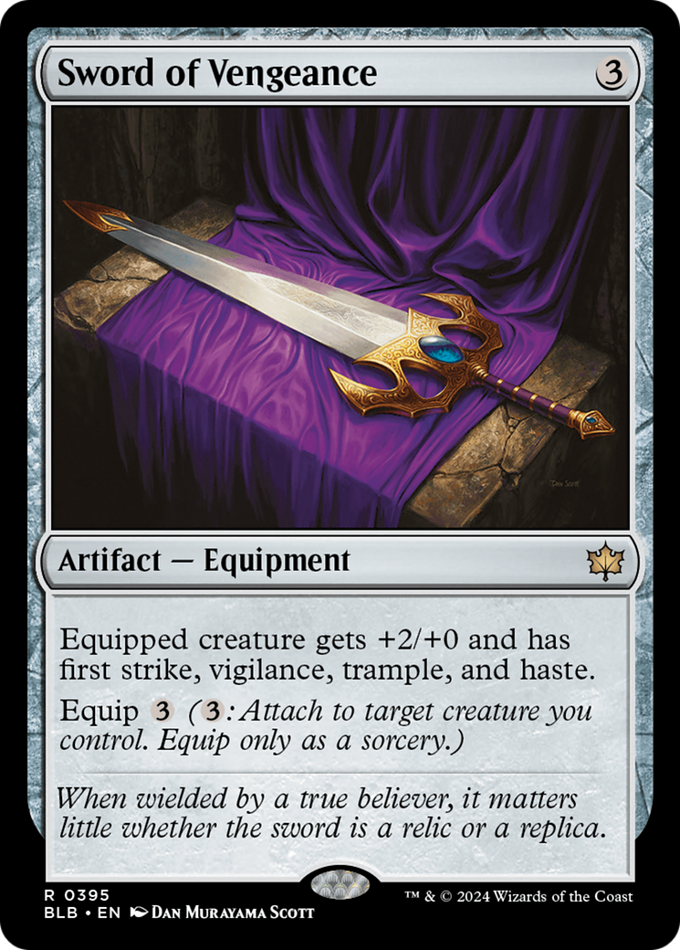 Sword of Vengeance (BLB-395)  - Bloomburrow