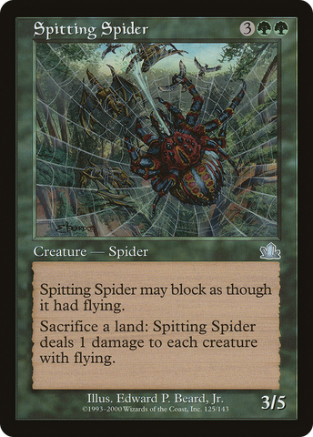 Spitting Spider (PCY-125)  Foil - Prophecy