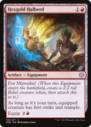 Hexgold Halberd (ONE-136) - Phyrexia: All Will Be One Foil