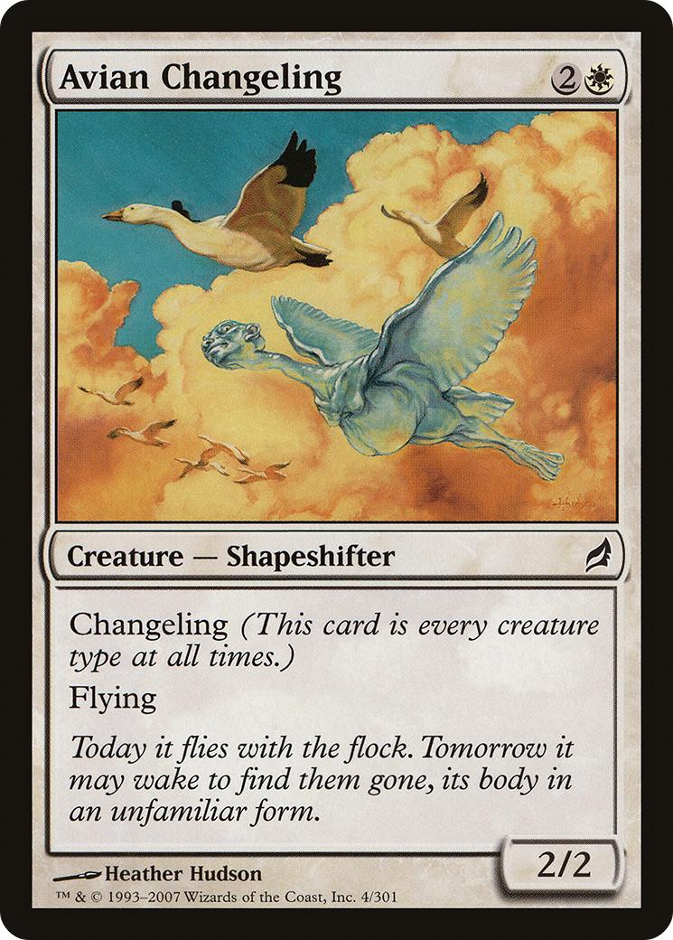 Avian Changeling (LRW-004)  Foil - Lorwyn
