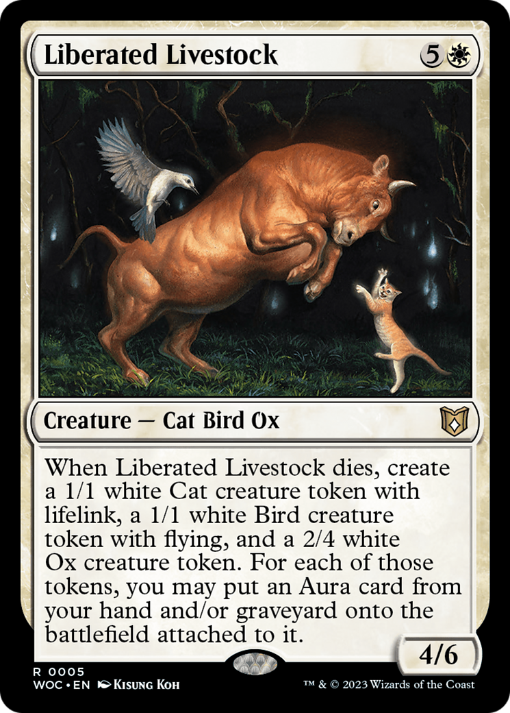 Liberated Livestock (WOC-005)  - Wilds of Eldraine Commander