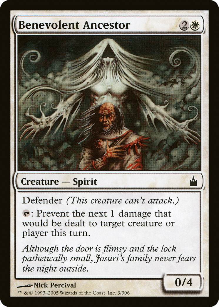 Benevolent Ancestor (RAV-003)  Foil - Ravnica: City of Guilds