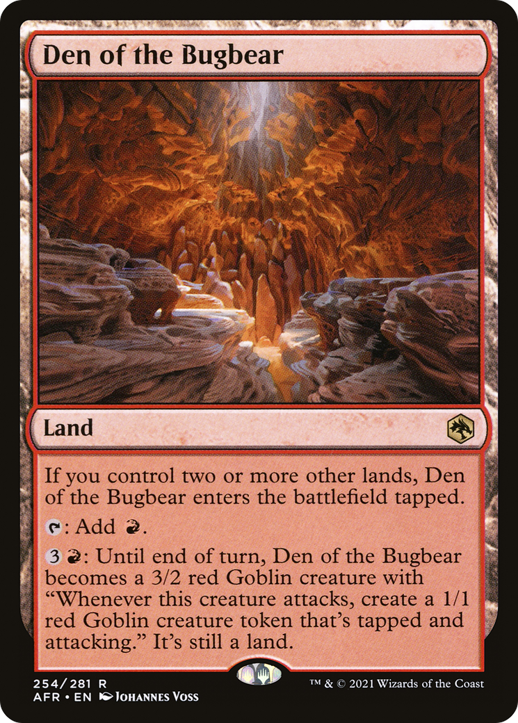 Den of the Bugbear (AFR-254)  Foil - Adventures in the Forgotten Realms