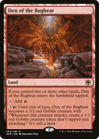 Den of the Bugbear (AFR-254)  Foil - Adventures in the Forgotten Realms