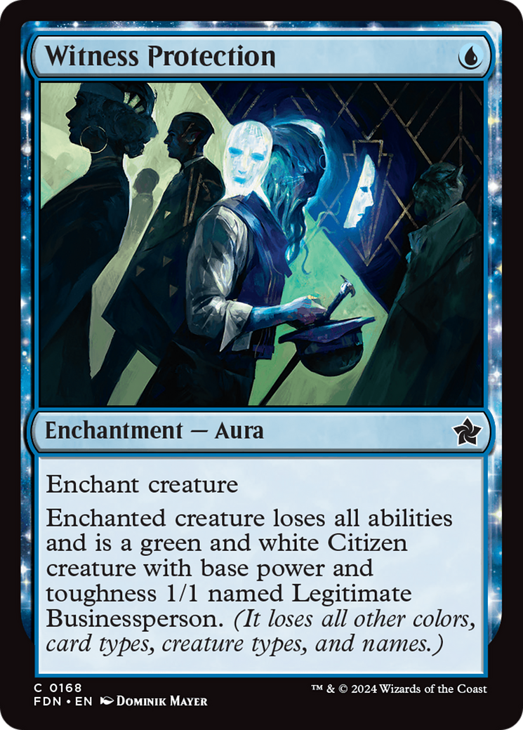 Witness Protection (FDN-168)  Foil - Foundations: (enchantment)