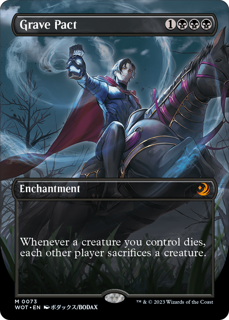 Grave Pact (Anime Borderless) (WOT-073)  Foil - Wilds of Eldraine: Enchanting Tales