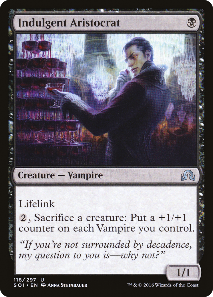 Indulgent Aristocrat (SOI-118)  Foil - Shadows over Innistrad