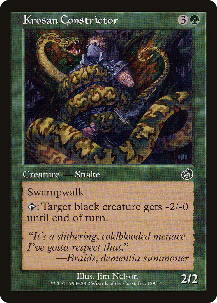Krosan Constrictor (TOR-129)  Foil - Torment