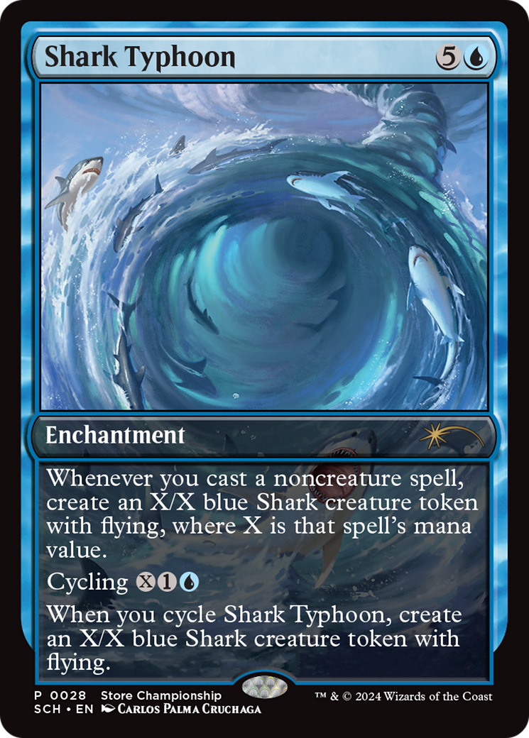 Shark Typhoon (GAME-028)  Foil - Store Championships