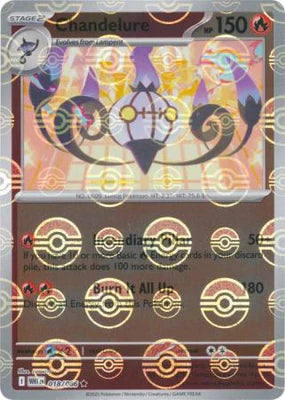 Chandelure (018/086) (Poke Ball Pattern) [Scarlet & Violet: White Flare]