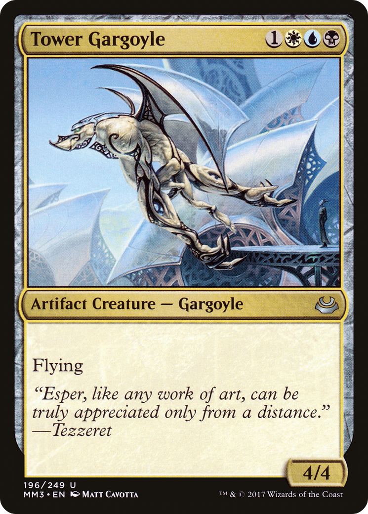 Tower Gargoyle (MM3-196)  Foil - Modern Masters 2017
