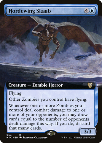 Hordewing Skaab (Extended Art) (MIC-053)  - Midnight Hunt Commander: (Extended Art)