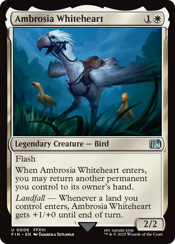 Ambrosia Whiteheart (FIN-006)  Foil - FINAL FANTASY