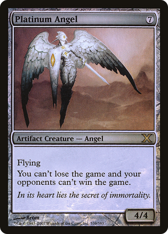 Platinum Angel (10E-339★)  Foil - Tenth Edition
