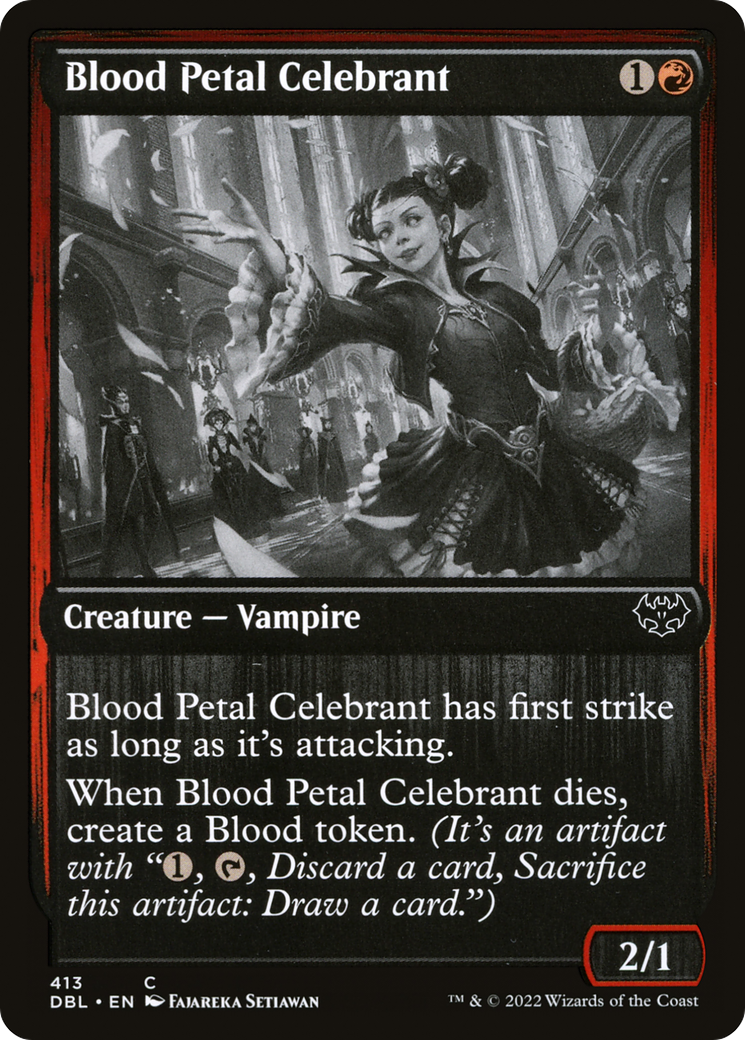 Blood Petal Celebrant (DBL-413)  Foil - Innistrad: Double Feature