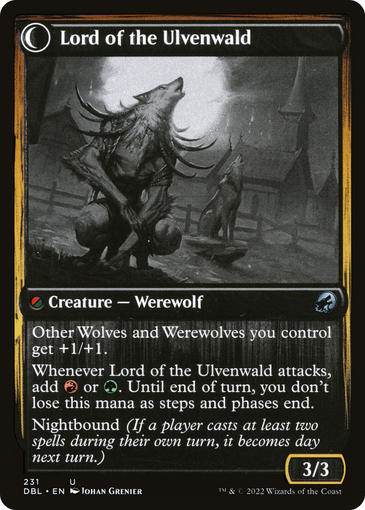Kessig Naturalist (DBL-231)  Foil - Innistrad: Double Feature: (Double Faced Transform)