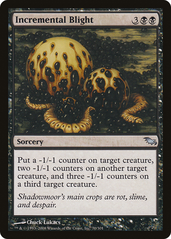 Incremental Blight (SHM-070)  - Shadowmoor