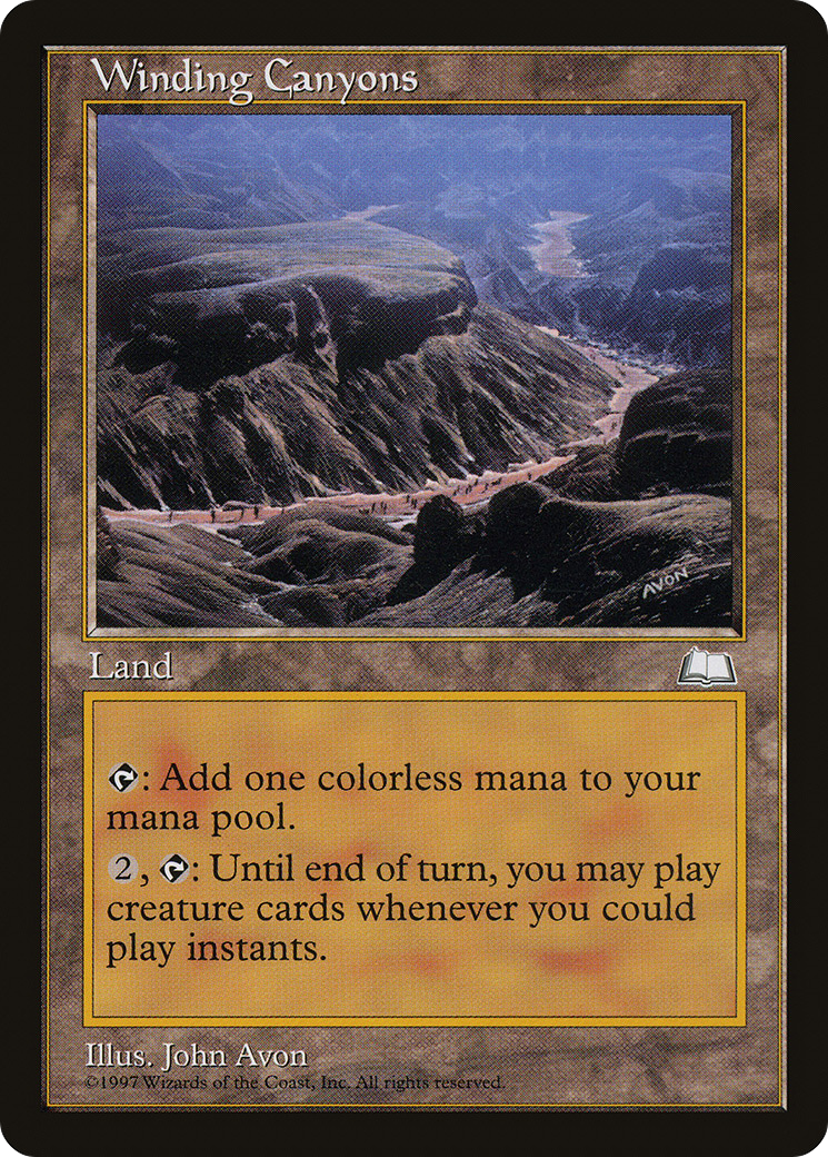 Winding Canyons (WTH-)  - Weatherlight