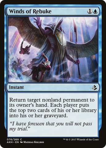 Winds of Rebuke (AKH-076)  Foil - Amonkhet